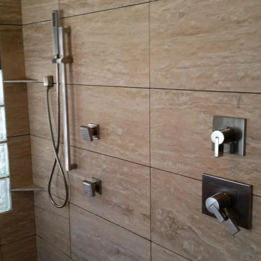 Shower fixture installation for Water Heater Replacement in Wahpeton